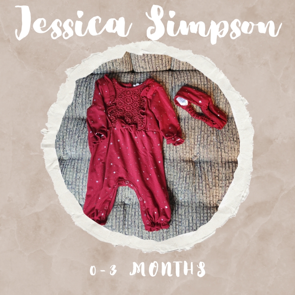 Jessica Simpson 0-3mo Set